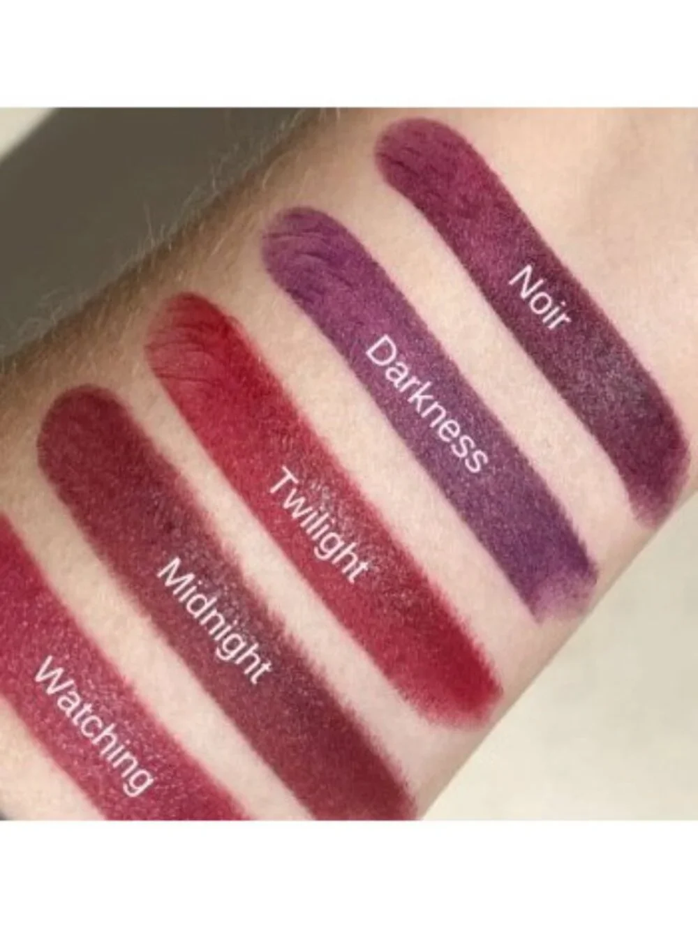 5pc Makeup Revolution Pro Lipstick Collection - Matte Noir